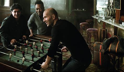 Pele, Maradona and Zidane for Louis Vuitton 